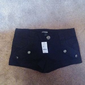 Brand new Express black shorts size 4